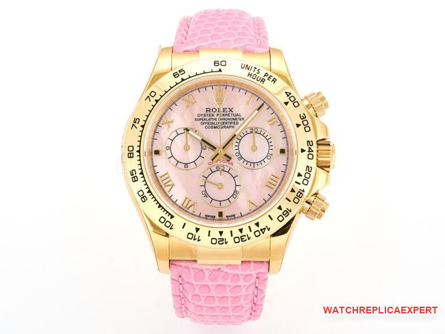 Rolex Daytona 116519 Top-Grade Replica: 40mm Mother-of-Pearl Dial with Roman Numerals