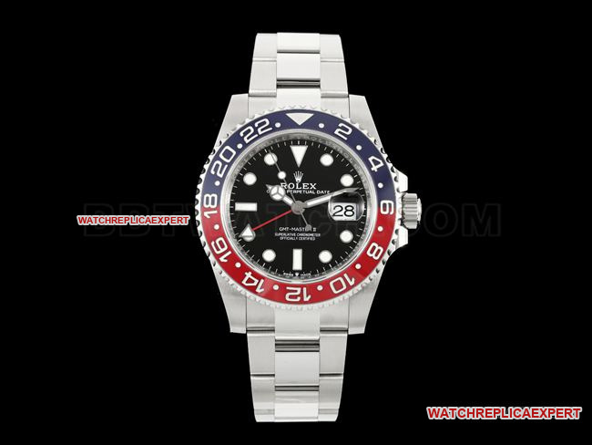 RICH Factory GMT-Master Rolex 126710 Blue Red Ceramic Bezel Super Clone Replica Watch