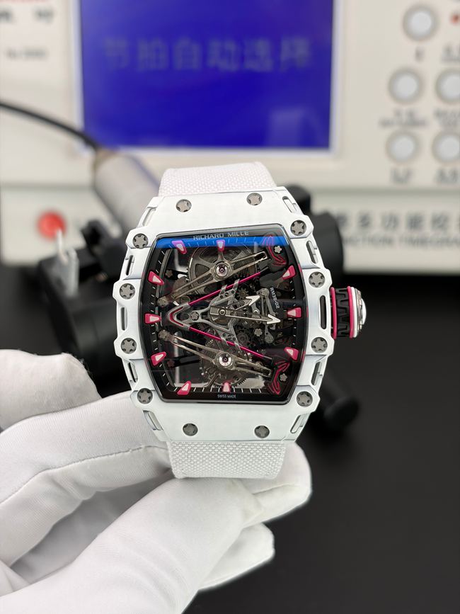 RM 38-02 Mechanical Tourbillon Hollow Dial with V-Shaped Bridge Replica