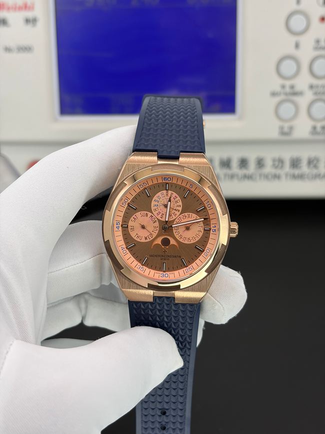 Vacheron Constantin Calendário Perpétuo 4300V TW Factory - Movimento Mecânico Ultrafino em Ouro