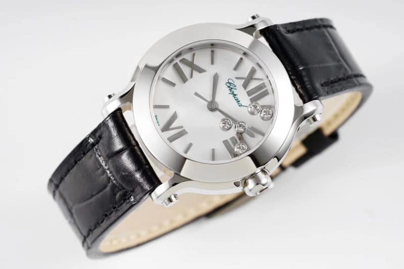 Revisión del reloj para mujer ZF Factory Chopard Happy Diamonds de cuarzo 278509-3001: réplica superior de alto pulido de 30 mm