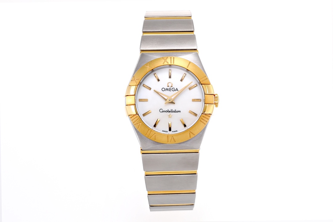 Entdecken Sie das ikonische Klauendesign der Omega Constellation in Top-CollectDamenuhren