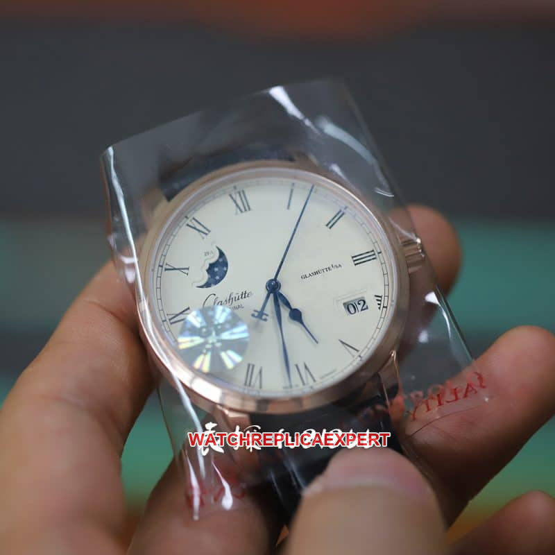GF Factory Glashütte Iconic Off-Center Moonphase Replica Watch with German Precision