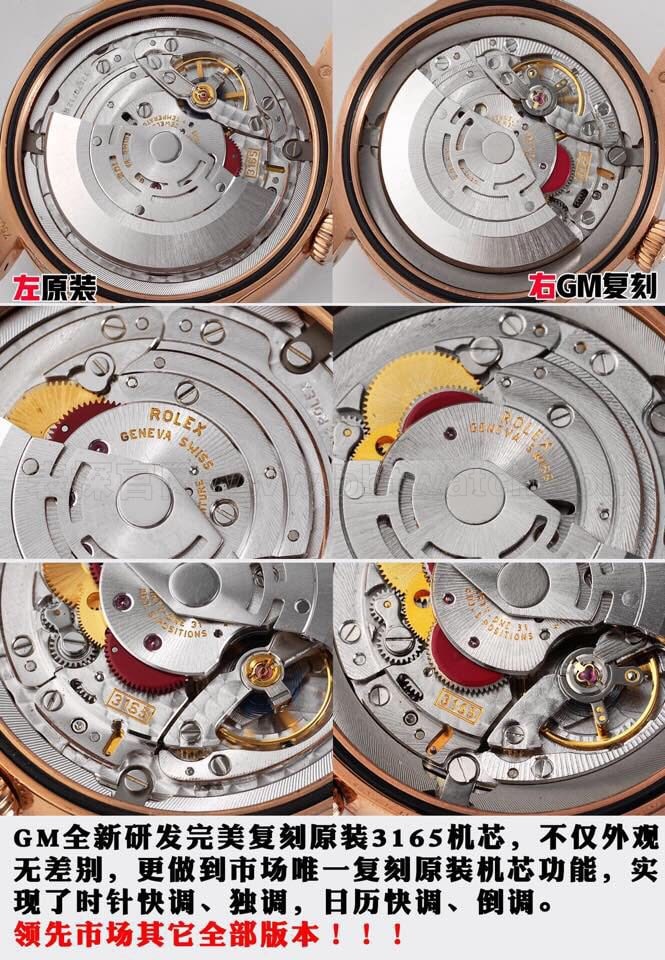 Rolex Cellini 3165 Caliber: Authentic Movement Smoothness vs Replica Second Hand Performance