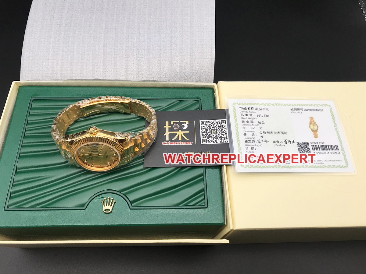 Rolex Datejust 41mm 24K Gold-Plated Steel Case Replica Watch Review