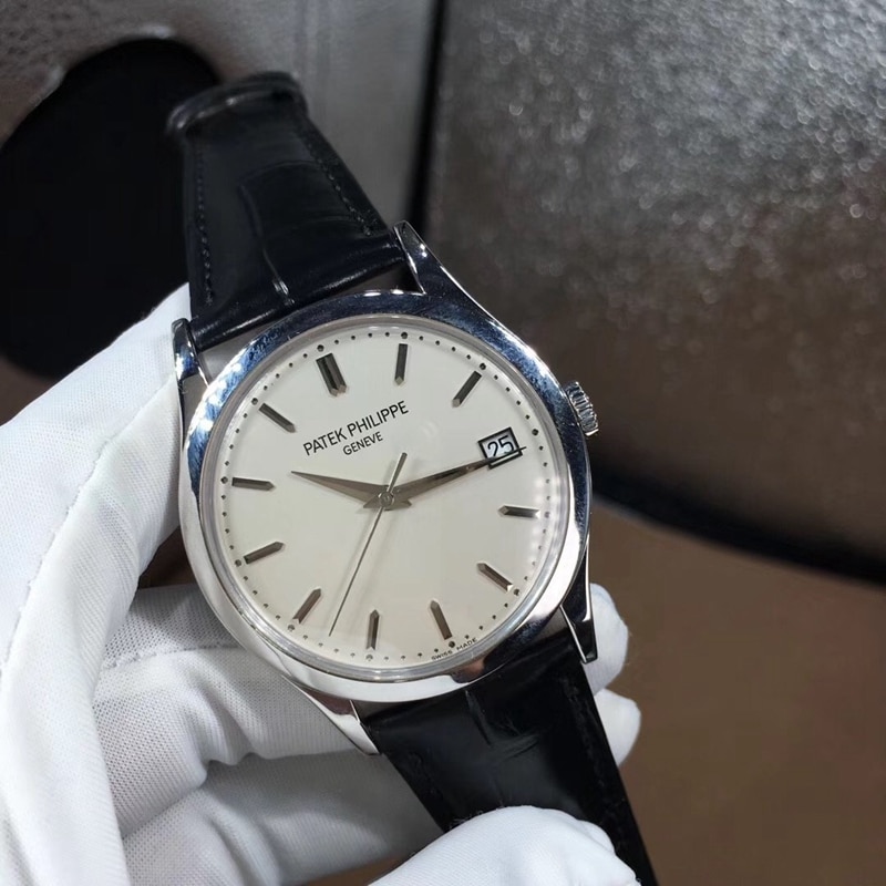 Patek Philippe Classic Men's Timeless 38mm White Gold Case with Swiss Mechanical Movement Model 5296G-010