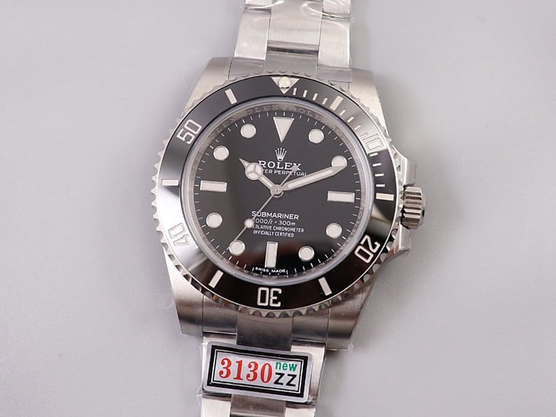 Rolex Black Aqua Ghost No Calendar 3130 Movement Super Clone Quality ZZ Factory