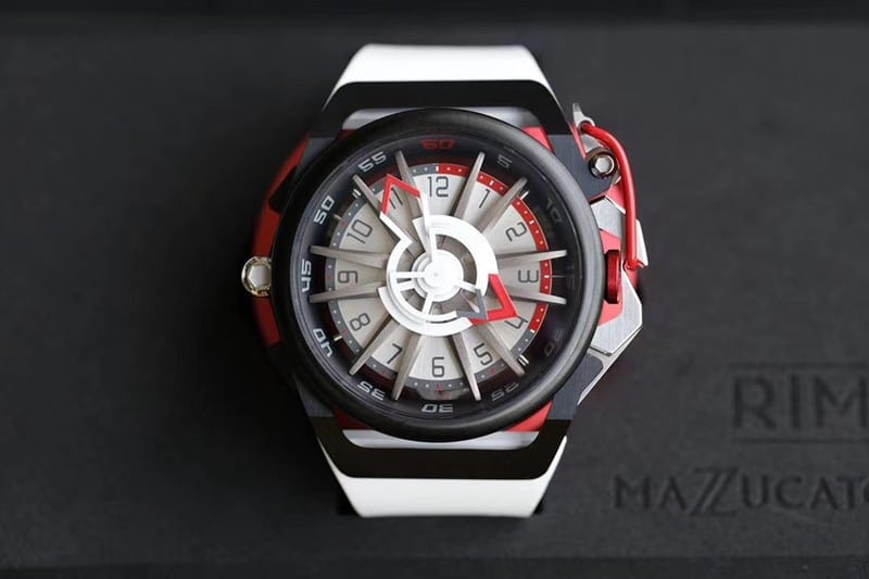 MAZZUCATO RIM Double-Sided Reversible Time Dashboard Men's Industrial-Style Trend Watch