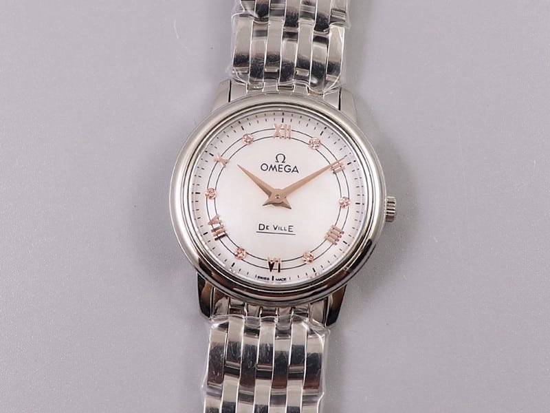 Omega Super A Diefei Ladies' Quartz Watch 27.4mm by ZF, Mother-of-Pearl Dial, Double-Sided Sapphire Glass, Excellent Details