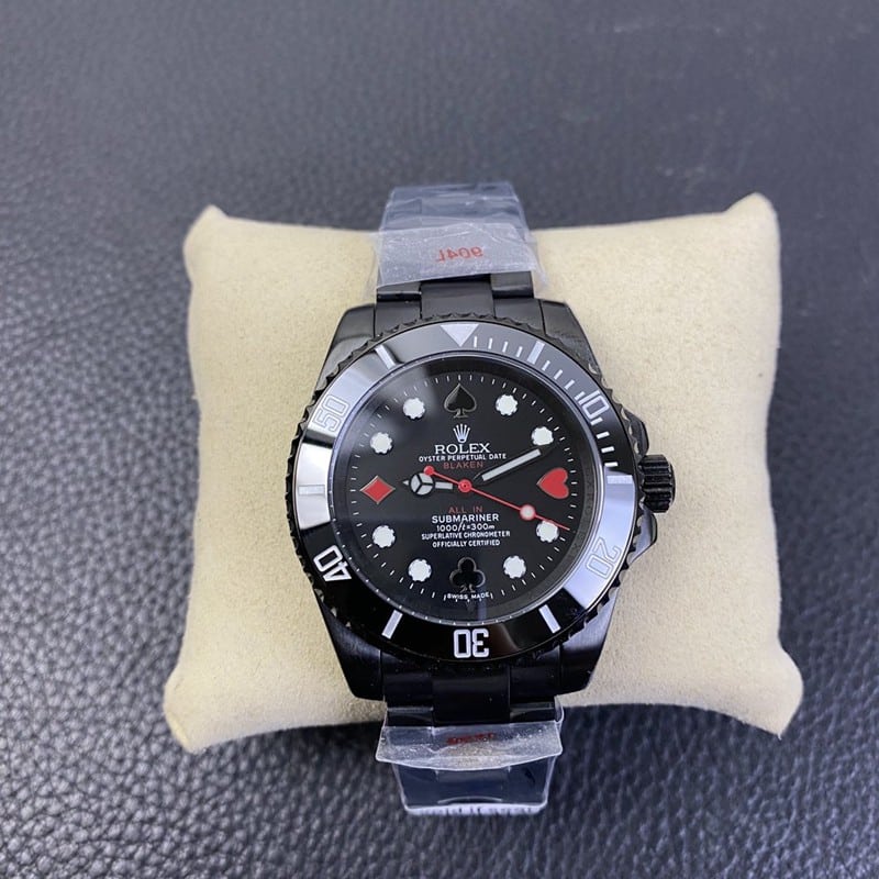Rolex Submariner All-Black DLC Version with Green Poker Details and Improved Movement Performance | Luxury Watch Blog