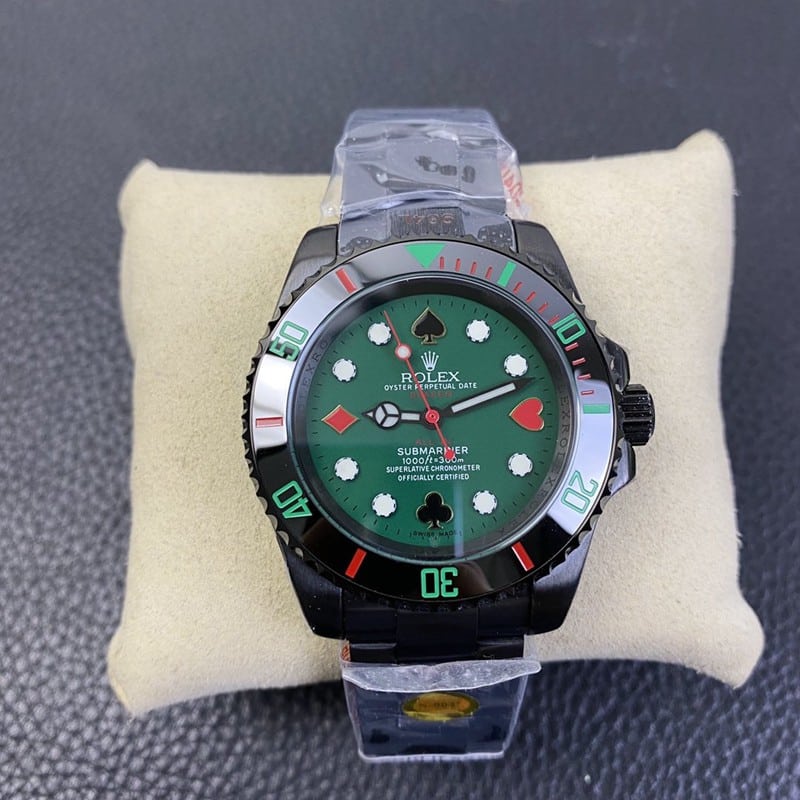 Rolex Submariner Latest Updated Super Clone Model in Black and Green BLAKEN Design