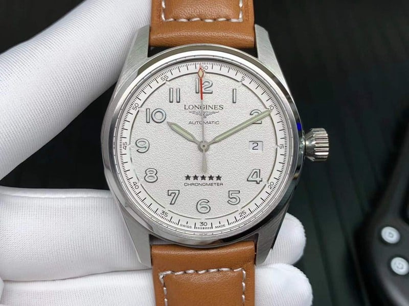 Longines CollectWatches Forerunner Series Five Star Admiral White Plate Mechanical Watch – AI Factory Original Factory Original Mold 40mm Sapphire Glass