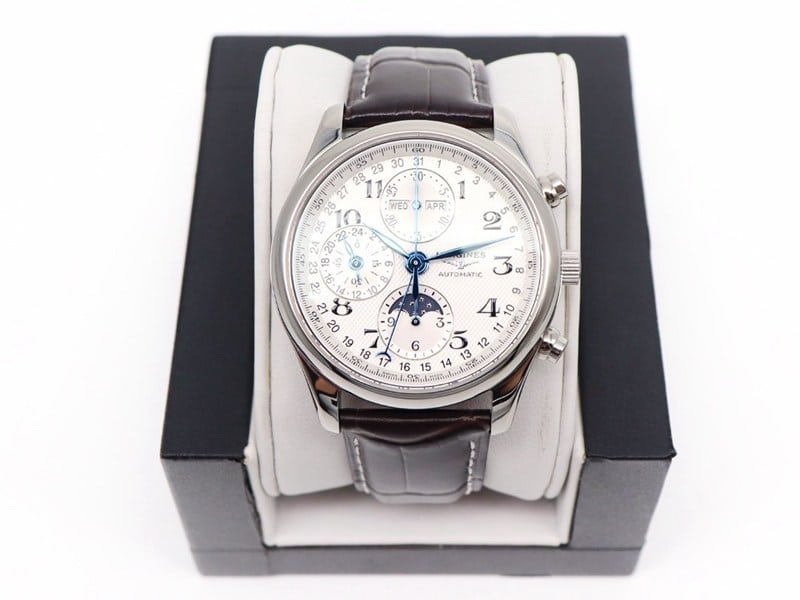 GL Factory Longines Master Collection Eight-Hand Moonphase Original Factory Premium CollectSilver Dial Strap Model L2.673.4.78.3