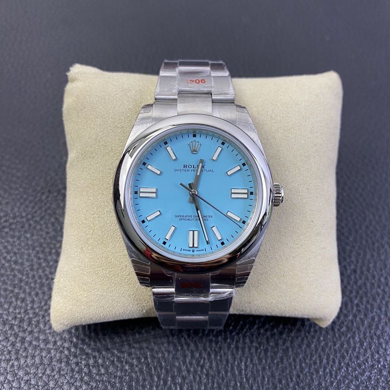 EW Factory Rolex Rolex 2020 Oyster Perpetual Tiffany Blue Dial Super Clone Watch with 3230 Movement and Sapphire Glass