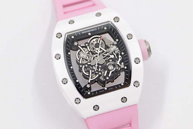 Richard Mille RM-055 V2 CollectWatches with Premium-Grade Pure White Ceramic Upgrade