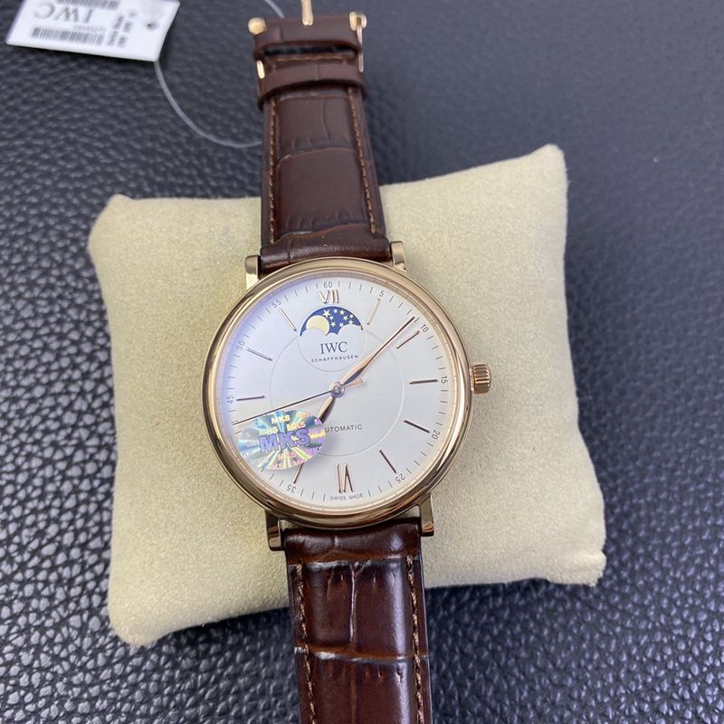 IWC super clone watch Portofino series moon phase automatic watch front view