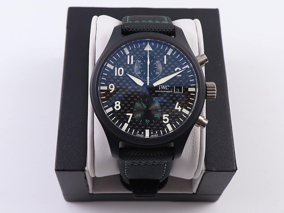 IWC Pilot’s Watch TOP GUN Naval Air Combat Force Chronograph IW389001 – YL Latest Masterpiece in All-Black Ceramic