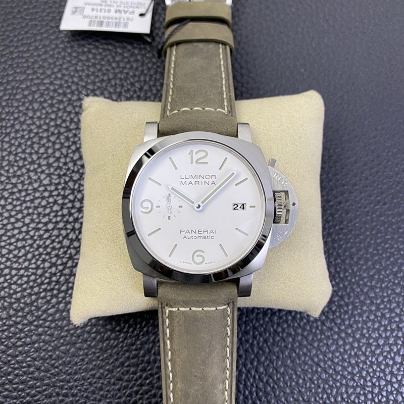 Top CollectPanerai Prince Charming PAM1314 Watch Review – 44mm White Frosted Dial Quality