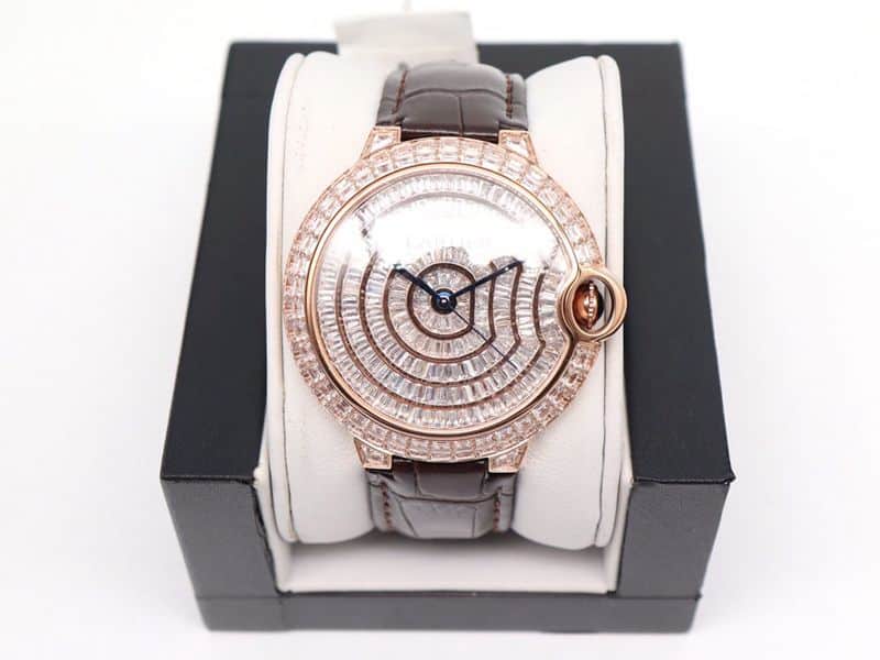 Cartier Blue Balloon Handmade Upgraded Track Inlay Square Diamond CollectWatch