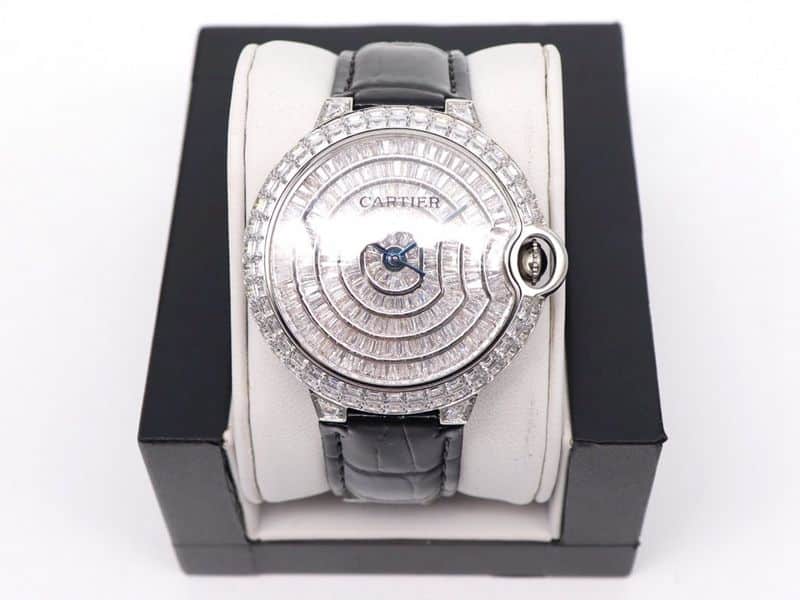 CollectCartier Blue Balloon Square Diamond Starry Sky Watch V2 Upgraded Version
