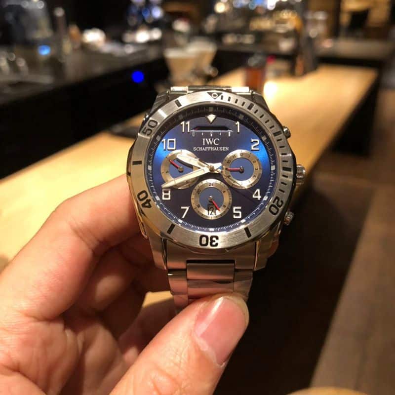 Universal CollectWatches IWC Kinetic Reserve Display Sun, Moon and Star Air Force One Special Forces Wristwatch with 316L Steel Case & Imported 9100 Automatic Movement