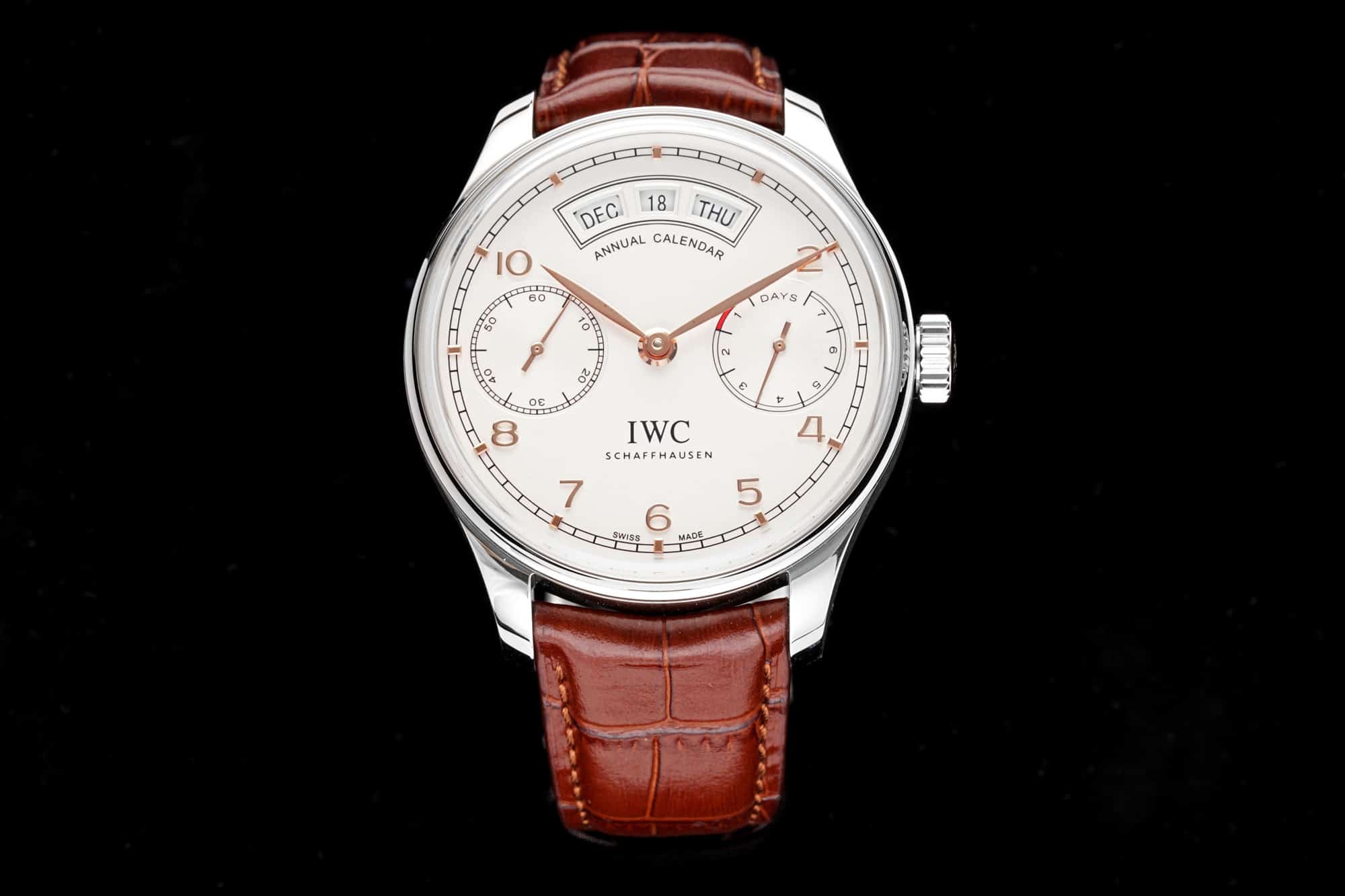 IWC Portugal Series Mechanical Annual Calendar Men's Watch - Excellent Quality Performance