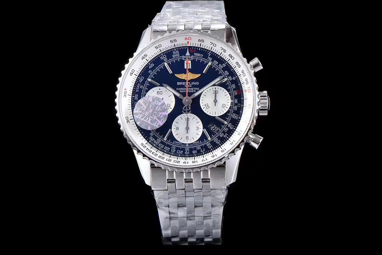 Chronographe monopoussoir d'environ 20 000 $ avec mouvement aux formes élégantes