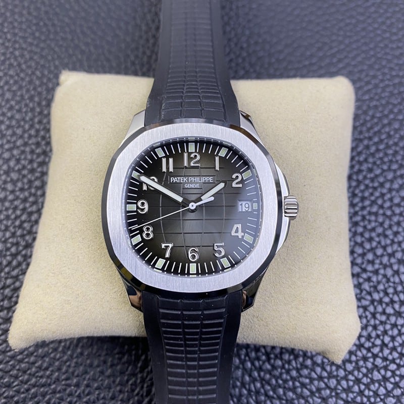 3K Factory Patek Philippe Patek Philippe Men's AQUANAUT Original Factory Top CollectWatch Black Dial Grenade Rubber 5167A-001