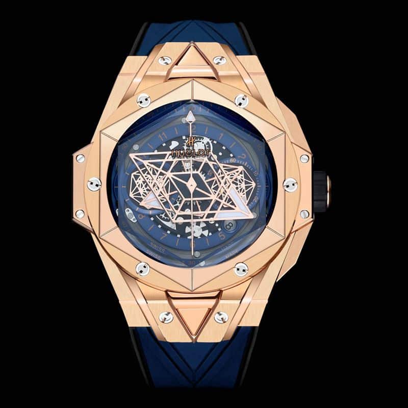 Hublot New BigBang Sang Bleu II Tattoo Men’s Mechanical Watch, Super Clone Fine Imitation Quality