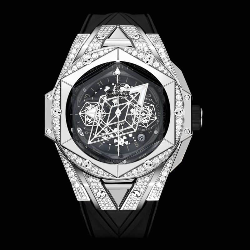 Hublot CollectWatches New Big Bang Sang Bleu II Tattoo Men's Mechanical Watch