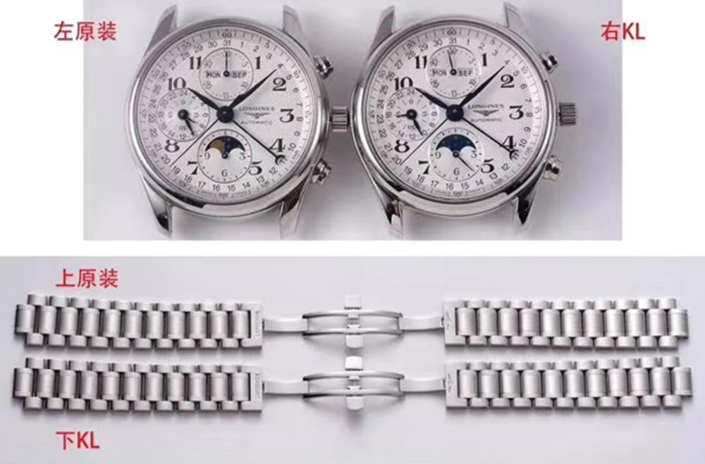 Elegant Longines kl factory Master Collection Eight-hand Moon Phase Replica Watch Analysis