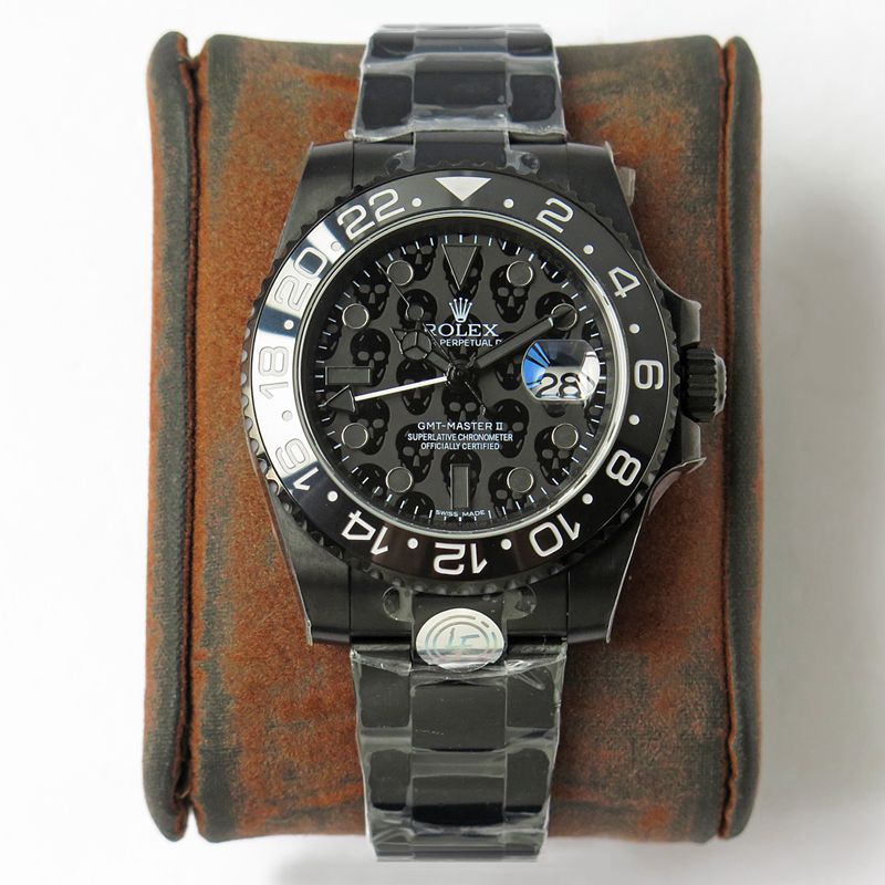 Rolex GMT-Master TBLACK REVENGE Milgauss Revenge Limited Edition Men's Mechanical Watch with New DLC Blackening and 904L Steel