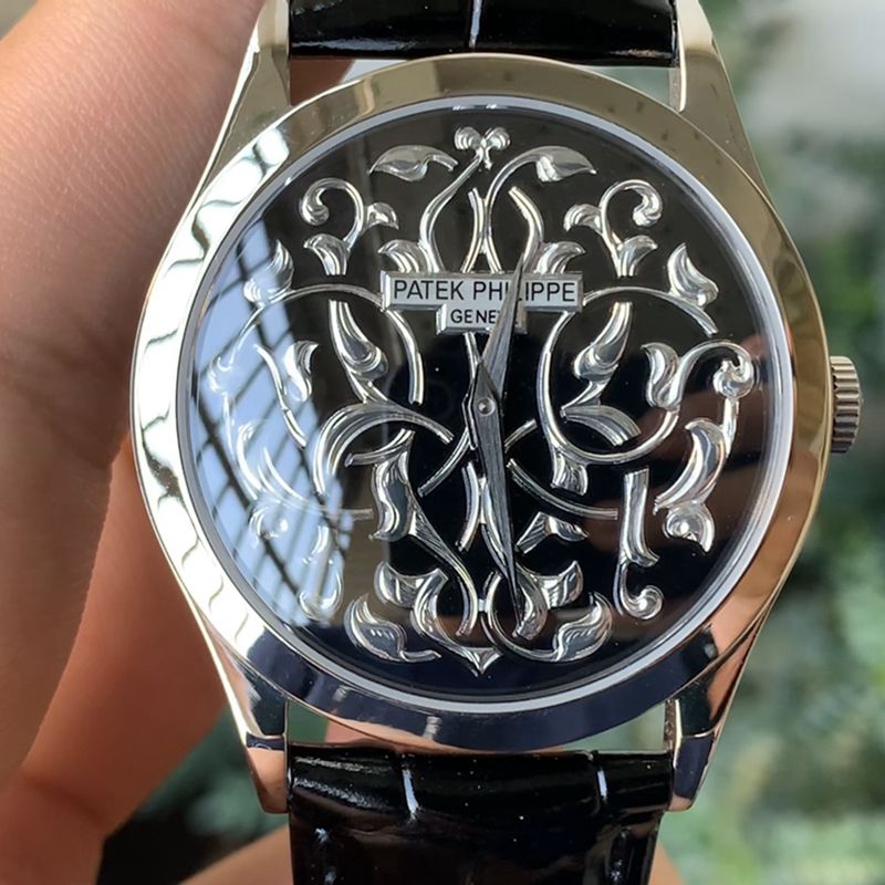 Patek Philippe Patek Philippe 5088/100P-001 Men’s Enamel Dial Watch in 950 Platinum by FL Factory