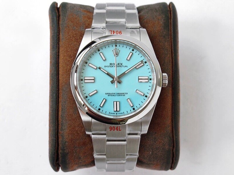 Rolex Oyster Perpetual Pokémon 41mm Light Blue Dial GS Factory Super Clone Watch