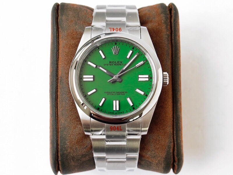 Premium GS Factory Rolex Oyster Perpetual Pokémon 41mm Green Dial Super Clone Timepiece