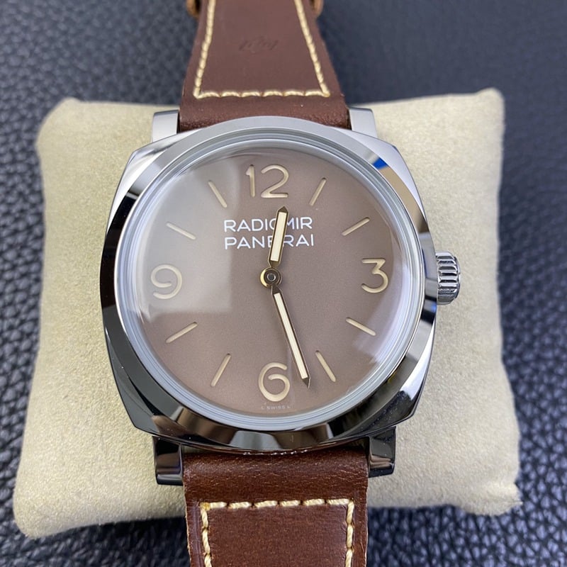 Panerai PAM00662 CollectP3000 Hand-Wound Movement, Retro Coffee-Dial Craftsmanship from SF Factory