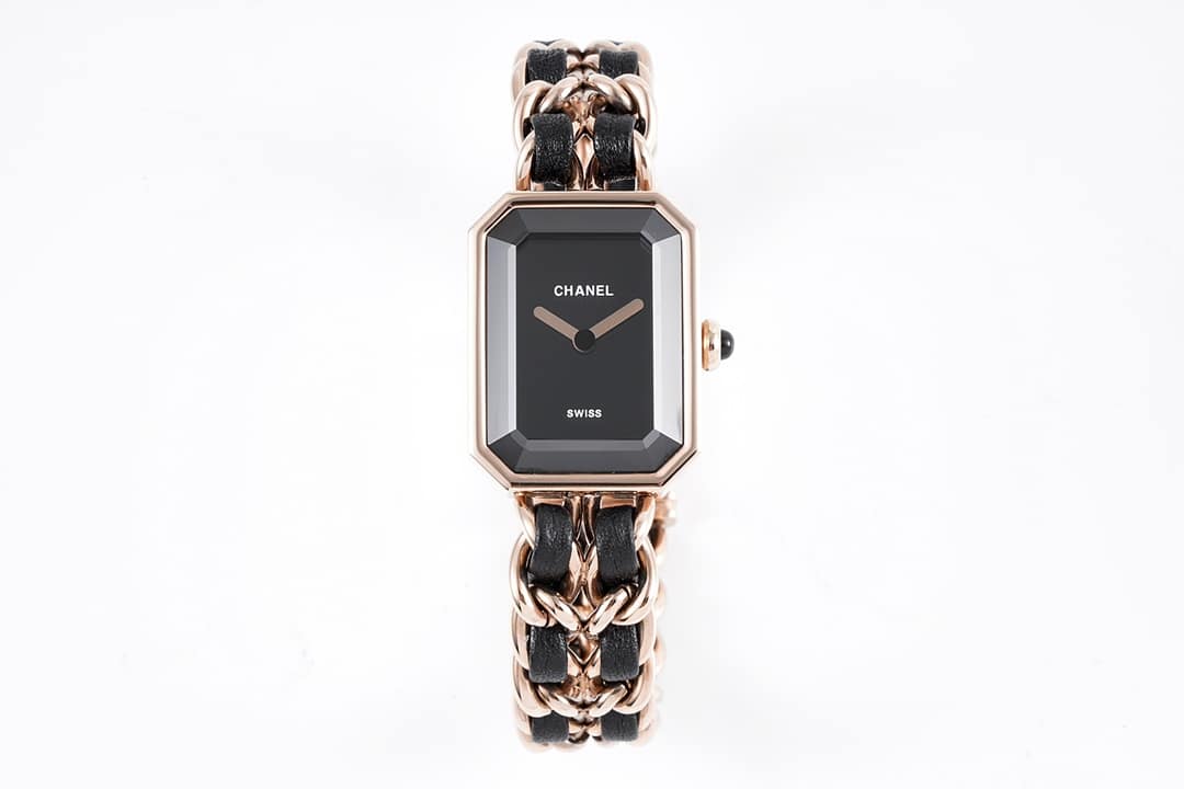 Chanel Women's Premiere Series Quartz Watch Rose Gold Black Dial, BV Factory 1987 Inspired Super Clone Collect