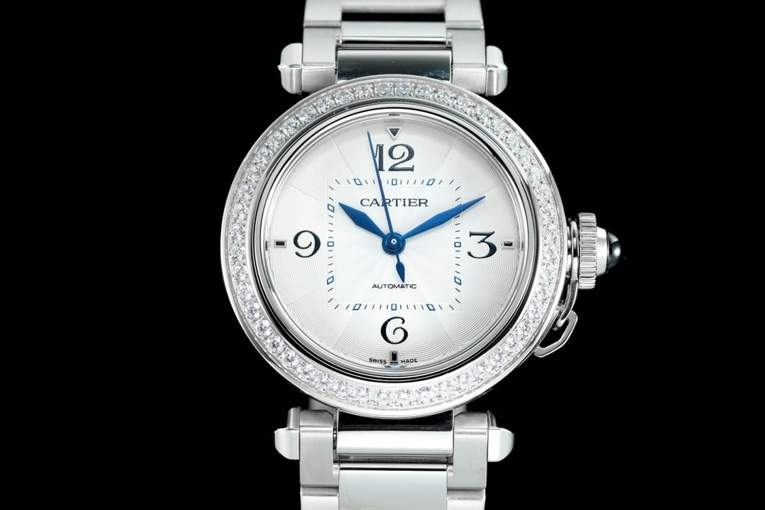 Cartier Pasha Series Women’s Automatic Mechanical White Face Wristwatch, BV Factory Quick Switch Quality