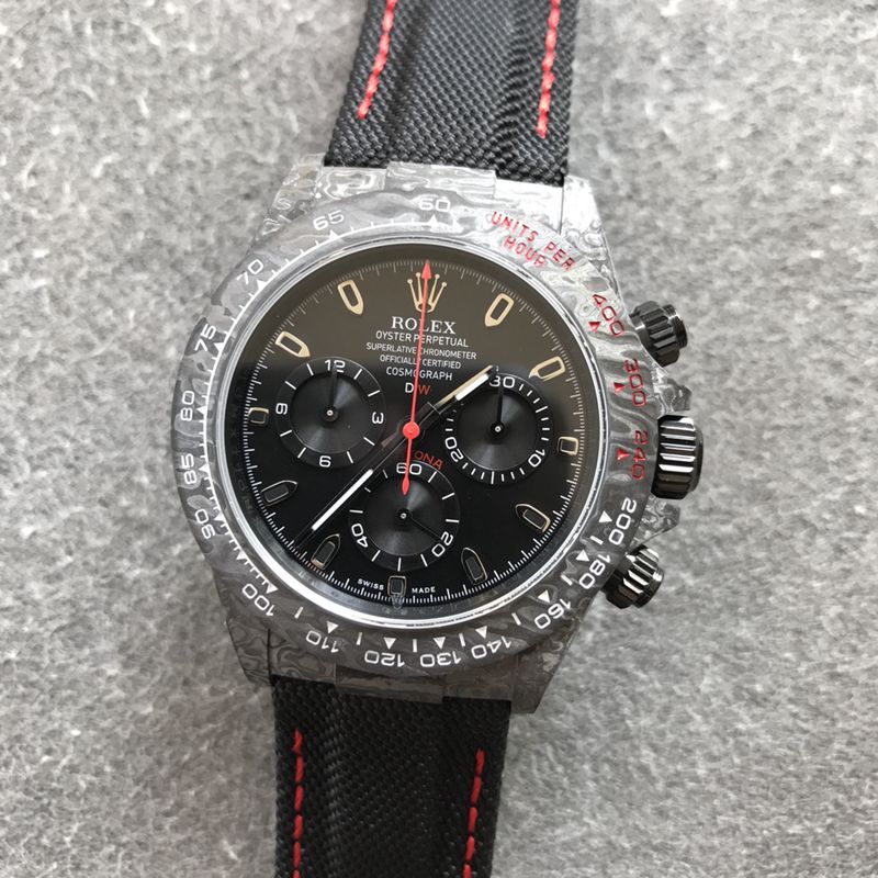 Rolex Rolex Daytona Cosmograph Carbon Fiber Case Mechanical Chronograph with 4130 Movement Collect