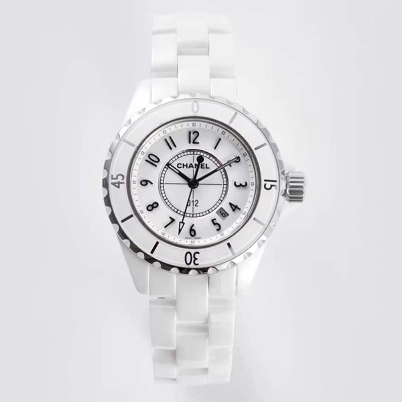 XF Factory Chanel J12 Series Ladies Quartz Watch with Mother-of-Pearl Dial, Top Super Clone Replica