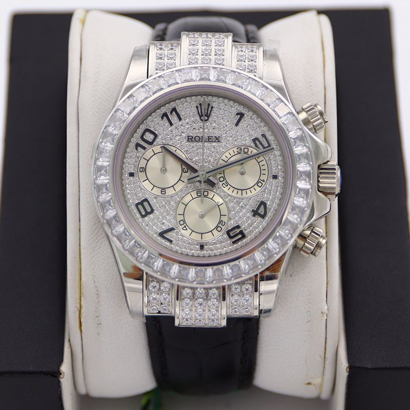 Rolex Daytona Pavilion 116599 Full Sky Star Belt Men’s CollectWatch, Twelve Sapphires Dial and Bezel Set with 60 Diamonds