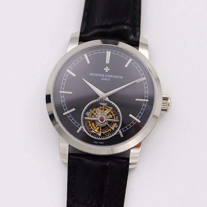 Vacheron Constantin Traditionnelle Heritage Tourbillon B324 6500T/000R-B324 Super Clone CollectWatch with Black Dial, Men’s Model