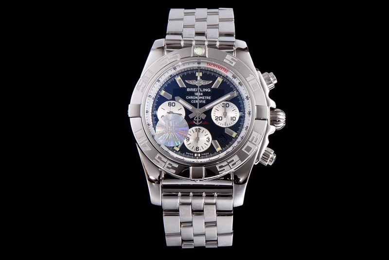 Breitling Aviation Chronograph Series AB011011 Super Clone Men’s Steel Bracelet Mechanical Watch with ASIA7750 Automatic Chronograph