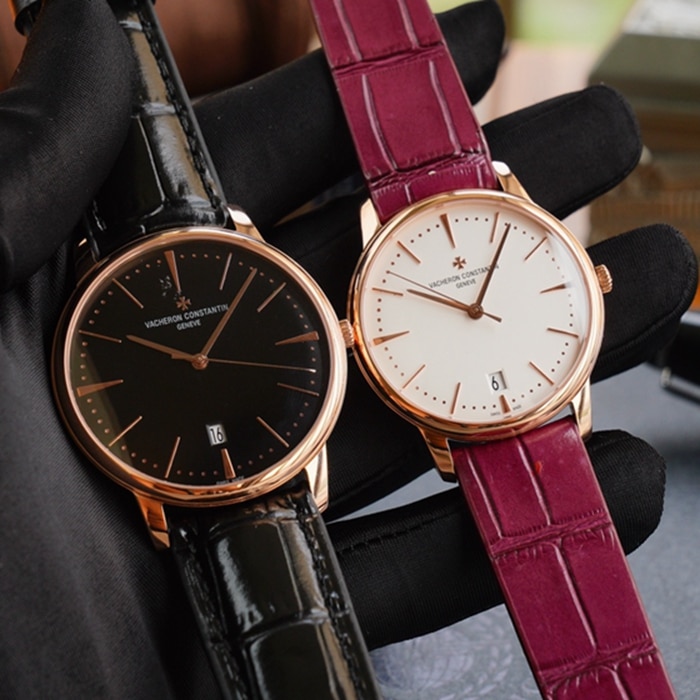 Heritage Couple's Watches: Vacheron Constantin Vacheron Constantin Ultra-thin Precision Timepieces with Polished Workmanship