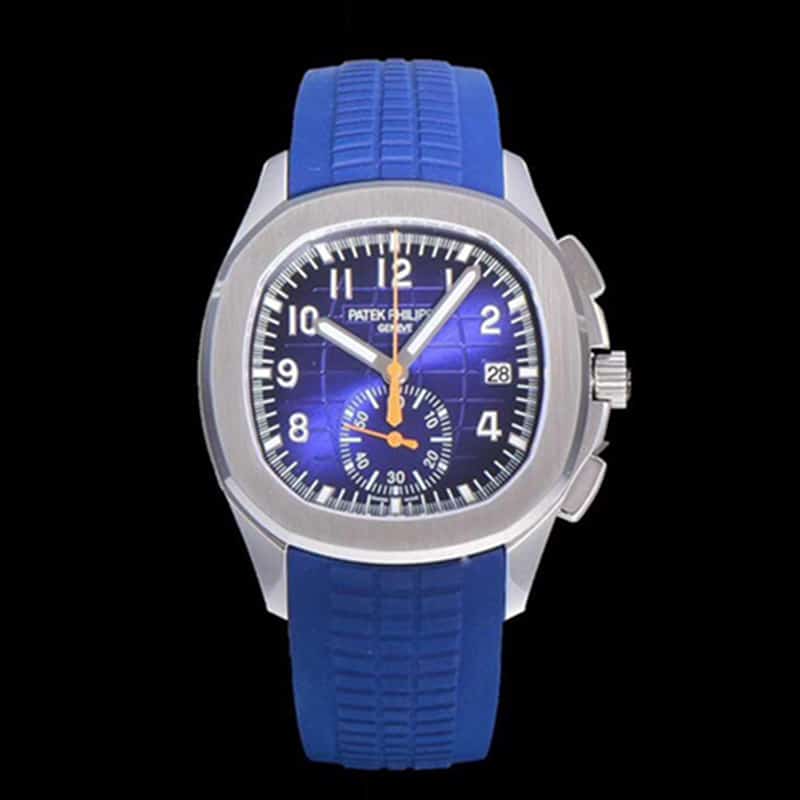 Patek Philippe AQUANAUT Men's Blue Grenade Dial Rubber Strap Watch – OM Factory 1:1 Super Clone