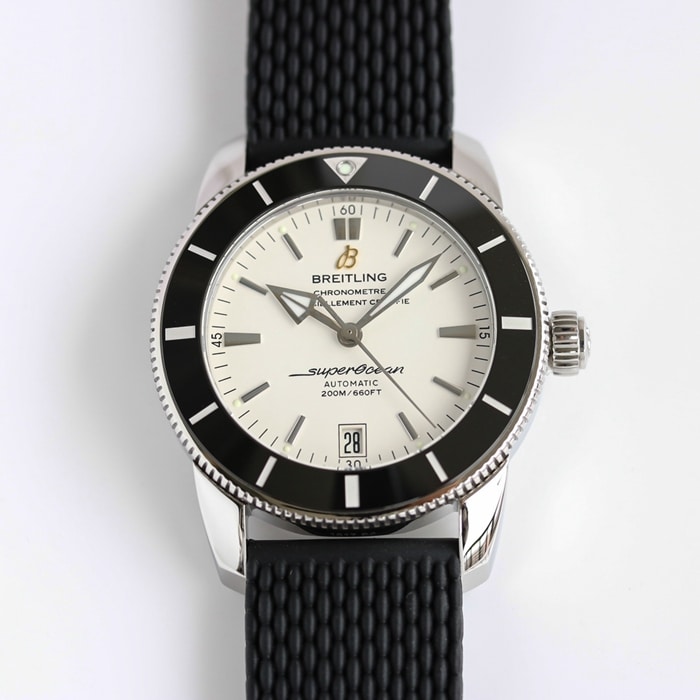 GF Breitling Men's White Dial Super Ocean Culture II 42mm Mechanical Watch – Water Ghost Asia-2824 Movement