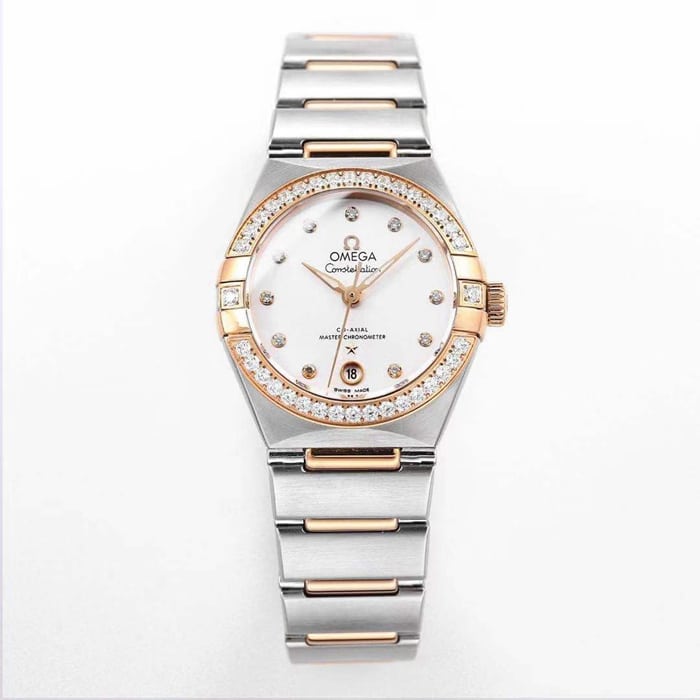 Omega Women’s Fifth Generation Constellation Steel Bracelet Super Clone Watch