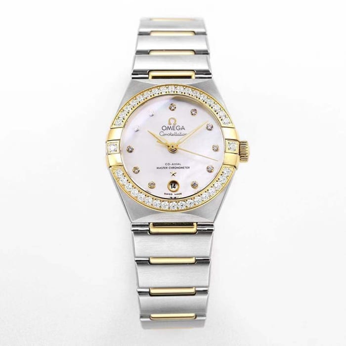 Omega CollectWatches Omega Women’s White Dial Constellation 29mm 29mm Steel Bracelet Watch | Omega Omega Fifth Generation TWS Factory