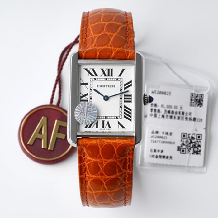 Top Super Clone Cartier Cartier Tank Solo Women’s Belt Watch with White Pearlescent Dial