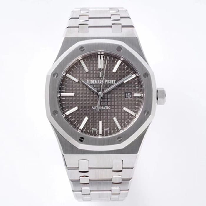 ZF Audemars Piguet Royal Oak 15400V2 Brown Dial Steel Bracelet Watch with Original-Level Thickness